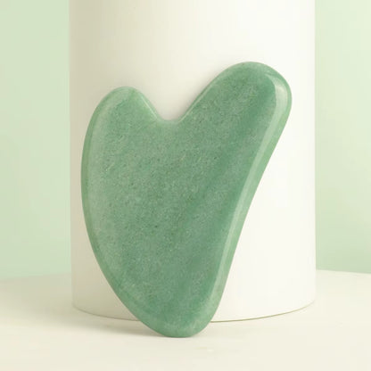 1PC Guasha Massage Natural Stone Jade Scraper Facial Gua Sha SPA Neck Massager Women Portable Face Skin Care Beauty Healty Tool